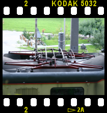 Stromabnehmerschaden an Lok 1099.011-7 am 12. August 2008