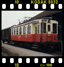 ET 22 103 der Linzer Lokalbahn am 08.04.1987 in Waizenkirchen.