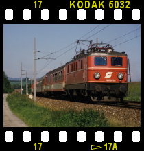 1141.011-5 am 11.06.1987 mit R 3022 bei Leonding.